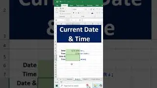 Get Current Date and Time in Excel FAST and EASY