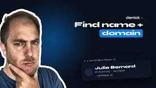 Find Name and Domain by Email  (2 minutes tutorial - FR) - Derrick App