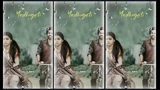 Trending full screen raindrops love   lyrical WhatApp status video creating in kinemaster...........