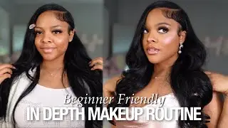 FULL IN DEPTH EVERYDAY MAKEUP ROUTINE 🎀💄*Beginner Friendly* | Glowy Natural Beat 🤍