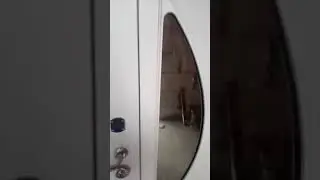 Дачный домик , входная дверь стеклопакет