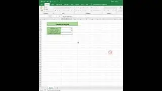 Day Month Year In Excel #exceltech