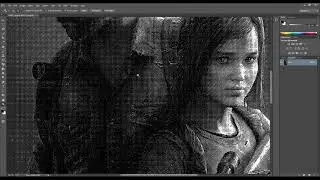 The last of us trama semitono para playera blanca 1 tinta malla 90