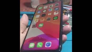 iPhone 11 Pro Max before and after of display replacement ✅