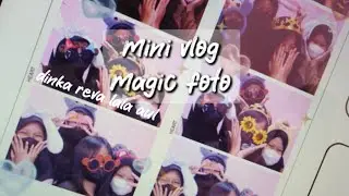 MY FIRST VLOG!! mini vlog magic foto with manteman.📍Aeon mall bsd