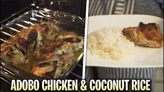 How To Make The BEST Adobo Chicken & Coconut Rice!