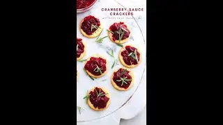 Simply Delish Cranberry Sauce Crackers - Sugar-Free, Gluten-Free, Vegan
