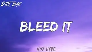 Blueface - Bleed It (Lyrics)