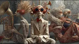 “My Imaginary Band” | Chris & Crystal AI Art | AI Art Video | Original Music, 4K