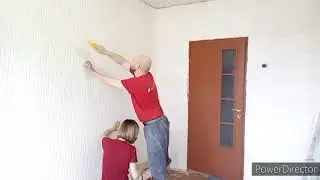 Ремонт комнаты, штукатурка, шпаклевка,  флизилиновые обои, линолеум.