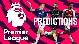 2019/20 PREMIER LEAGUE PREDICTIONS!