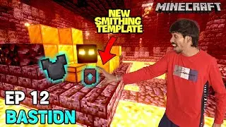 Full Netherite Armor Challenge By AK | Can he Get it  - Ak's Minecraft Part 12