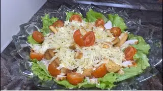 Салат «Цезарь»/Самый простой и необычный рецепт/Рецепт от Лусине/