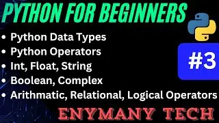 Python Data Types and Operators | Python for Beginners (2024)