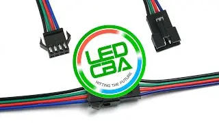 Set Conector JST Macho Hembra Con Cable Para Unir Tiras Led Rgb ledcba