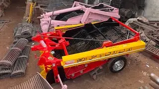 Potato Digger Double Conveyor Tyre System