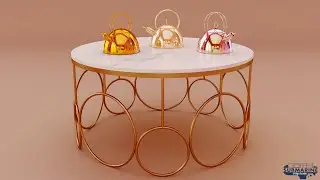 Designer Center Table design in 3D Max Modelling Tutorial
