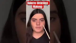 Dolores Umbridge Makeup transformation #makeup #makeuptransformation #shorts #harrypotter