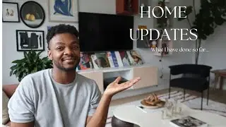 Home Updates | making a side table, completing my living room, painting bathroom