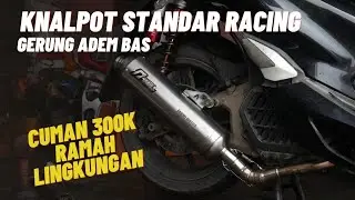 KNALPOT STANDAR RACING NEED SPEED EXHAUST GERUNG ADEM NGEBAS | MURAH TAPI TIDAK MURAHAN