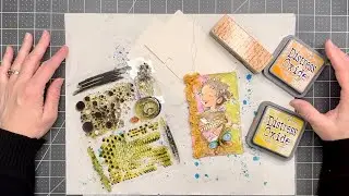 Finishing my Altered Rolodex Card | ATC | 2025 Four Seasons ATC Exchange ~ Spring 2 of 2
