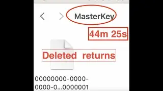 2058. "MasterKey" in System Data + 1h 18m 42s
