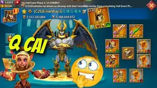 Here Comes Q Cai!!....Mr. Baron Lost, They brought a 5 piece Emperor!! - Lords Mobile