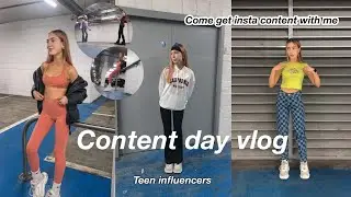 Content day vlog!! | Get insta pics with me