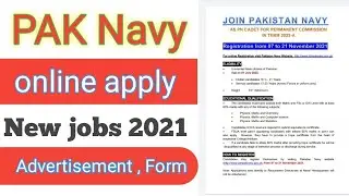 Latest Pakistan Navy jobs 2021 || join PAK Navy PN Cadet 2022A , Apply online