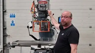 Rebuilt Bridgeport milling machine with 42 inch table and 3 axis Goodwin DRO system