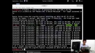 Ataques a contraseñas online (Penetrando un servidor FTP)