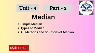 B.ed 2nd semester  / Median