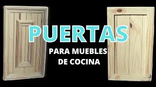 2 Formas Fáciles de Hacer Puertas de Mueble de Cocina con Machimbre | Carpintería