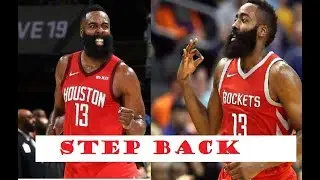 JAMES HARDEN The Best Step Back Plays vs Warriors GAME 4 Playoffs 2019