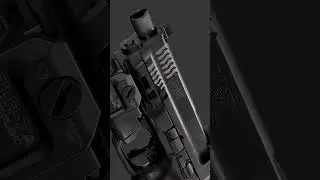 3D Pistol Weapon Asset – AAA Game Model