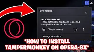 How To Download TamperMonkey On OperaGX - Step By Step