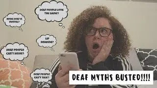 LET'S TALK ABOUT DEAF MYTHS.... 🤦🏽‍♀️🤔
