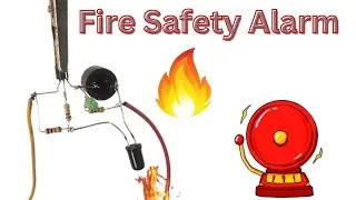 How To Make a Simple Alarm Circuit 🔥// Fire Alarm Project 🚨