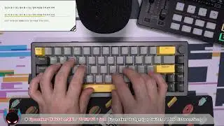 Epomaker EK68 유무선 기계식 키보드 타이핑(Epomaker Budgerigar 스위치)
