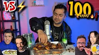 100 Kanat Meydan Okuma 🍗🔥 | Serhat ASMR vs Rakiplerim!