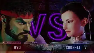 Ryu vs chun li |T-blaze007| @t-blaze007 #gaming #streetfighter #ryu #chunli