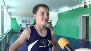 И летом - тренировки! В центре греко-римской борьбы с.Быков Отрог проходят сборы юных спортсменов