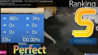 Osu! - Haikyu!! - Fly High! - Burnout Syndromes (TV Size) Normal 100% SS Rank