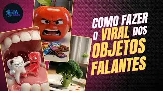 🤣 COMO FAZER O VIRAL DOS OBJETOS FALANTES COM IA!