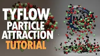 Tyflow Particle Attraction Tutorial