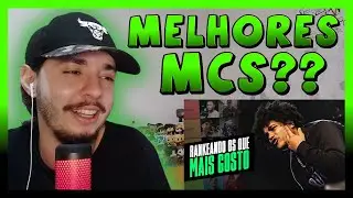 RANKEANDO os MCS que MAIS GOSTO! Tier List | REACT BAUEB