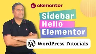 Add Many Sidebar to the Hello Theme | Code Snippet | Elementor Wordpress Tutorial