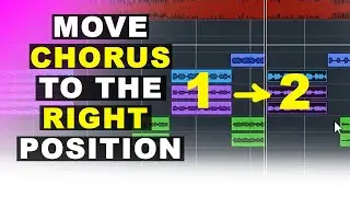 How To Copy And Paste The Chorus In The Right Position | Flying The Hook In Cubase