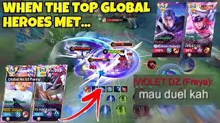 BEGINI JADINYA KETIKA PARA TOP GLOBAL HERO BERTEMU!!🔥🔥🔥 - FANNY RANKED GAMEPLAY