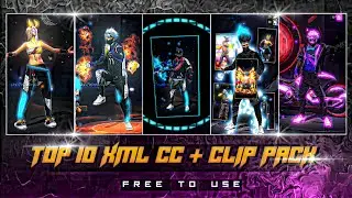 🔺Free Fire Top 10 Xml +  Clips 🔸ff Clips For Editing🔸ff Emote Clips 🔸ff clip🔻